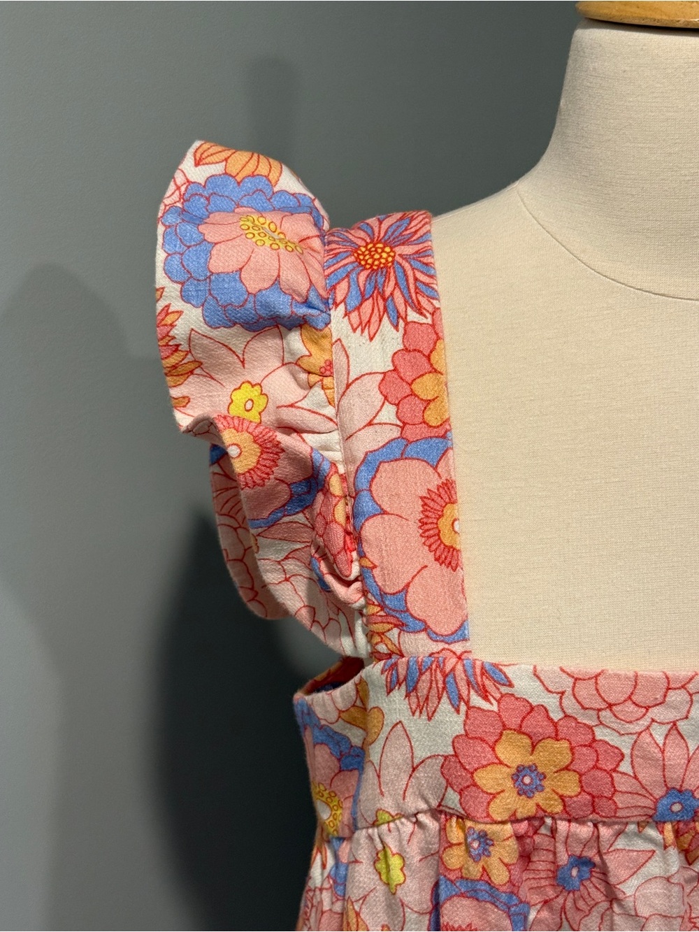 Tuckernuck Pink Floral Ruffle-Sleeve Sundress BabyDoll - Picture 3 of 12